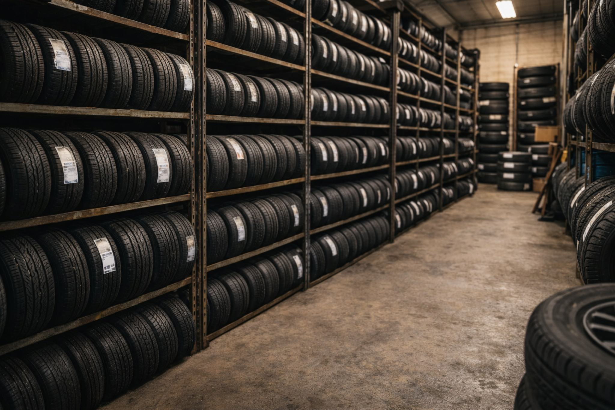 タイヤ倉庫のイメージ