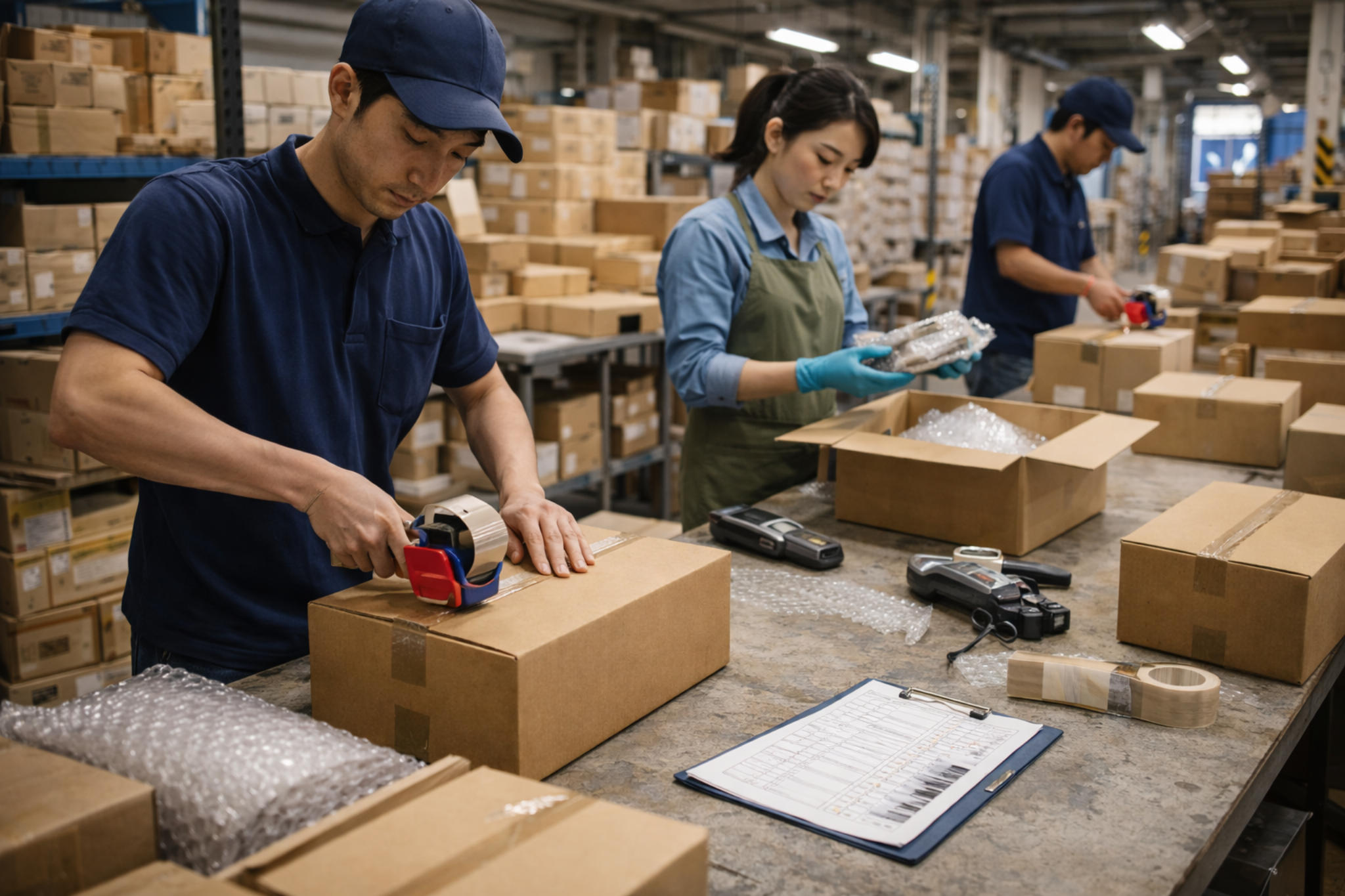 検品・梱包のイメージ